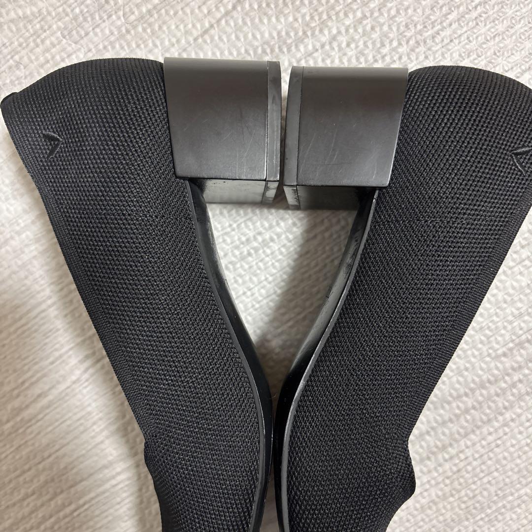 VIVAIA 24センチ　スクエアトゥ ストレスフリー ヒール　パンプス　黒