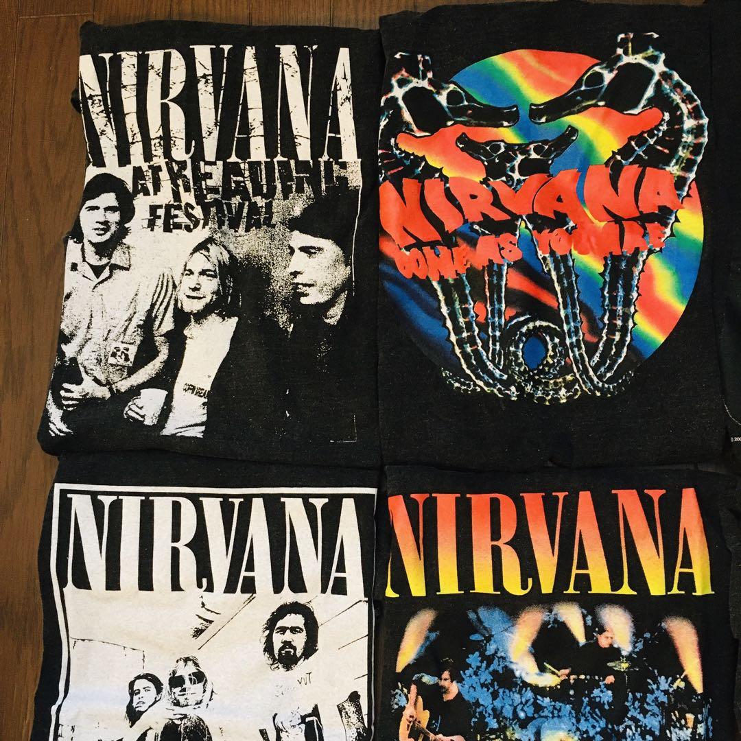 9枚　まとめ売り　L ニルヴァーナ　Nirvana カートコバーン　バンドT