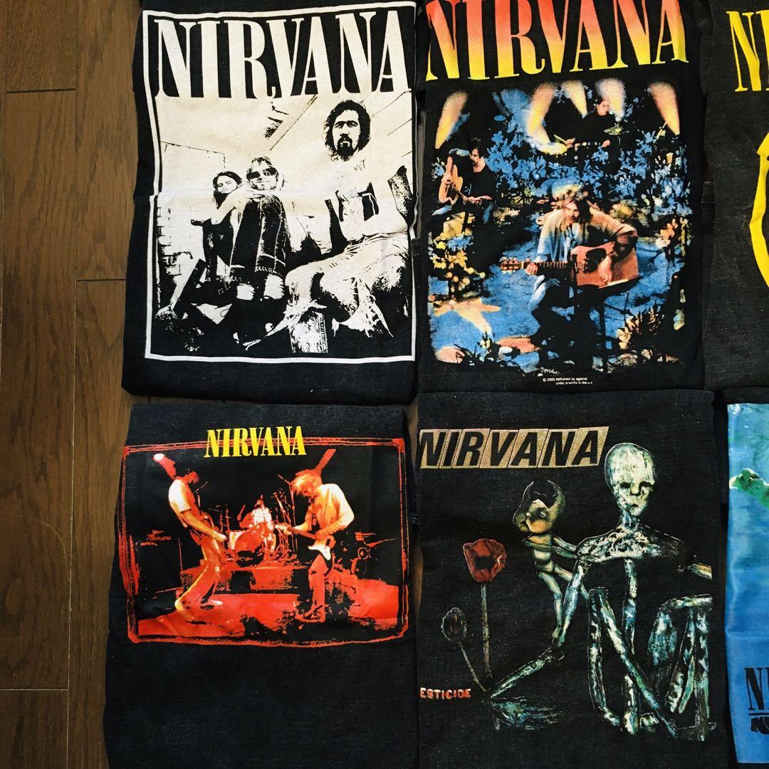 9枚　まとめ売り　L ニルヴァーナ　Nirvana カートコバーン　バンドT