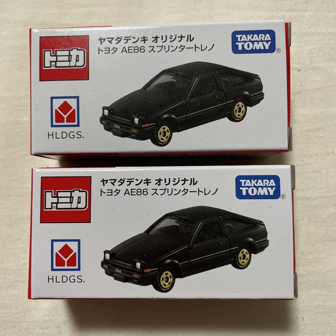 トミカ トヨタAE86 スプリンタートレノ 4個 ヤマダデンキオリジナル【b】 タカラトミー ヤマダデンキ オリジナル トヨタ AE86