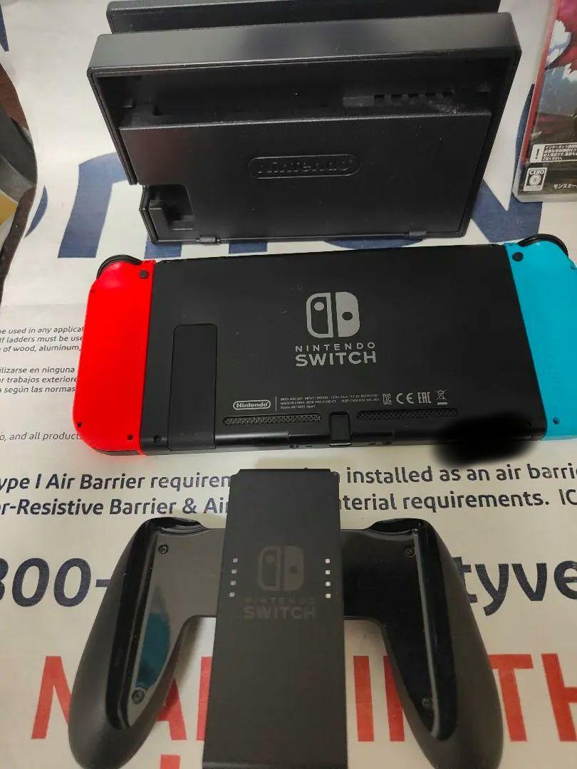 Nintendo Switch 本体　スプラ２ モンハンライズ付き　コントローラ