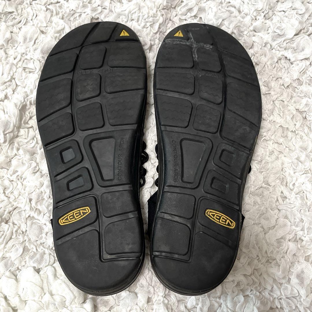 美品✨KEEN キーン ユニーク サンダル 28cm 黒 ブラック - メルカリ