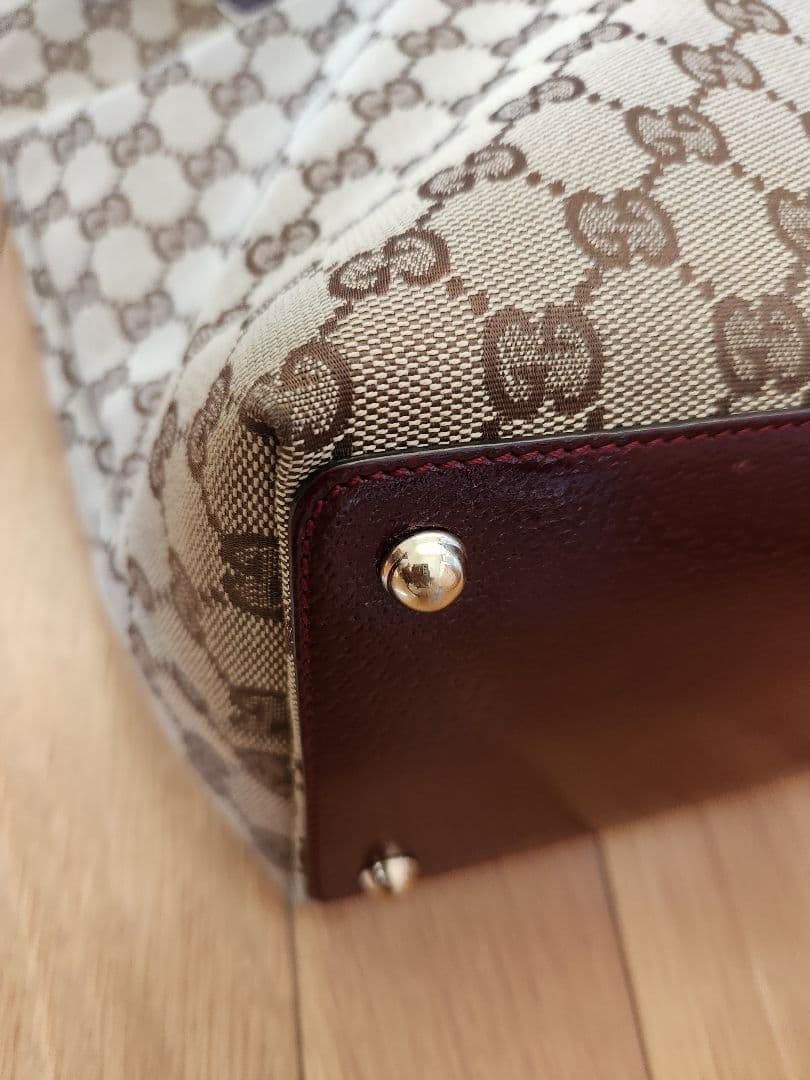 GUCCI GGキャンバス トートバッグ 120836 GUCCI GGキャンバス トートバッグ 120836