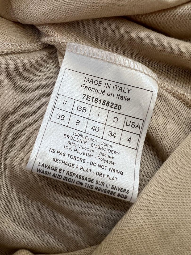 Christian Dior 刺繍タンクトップ 36 トップス
