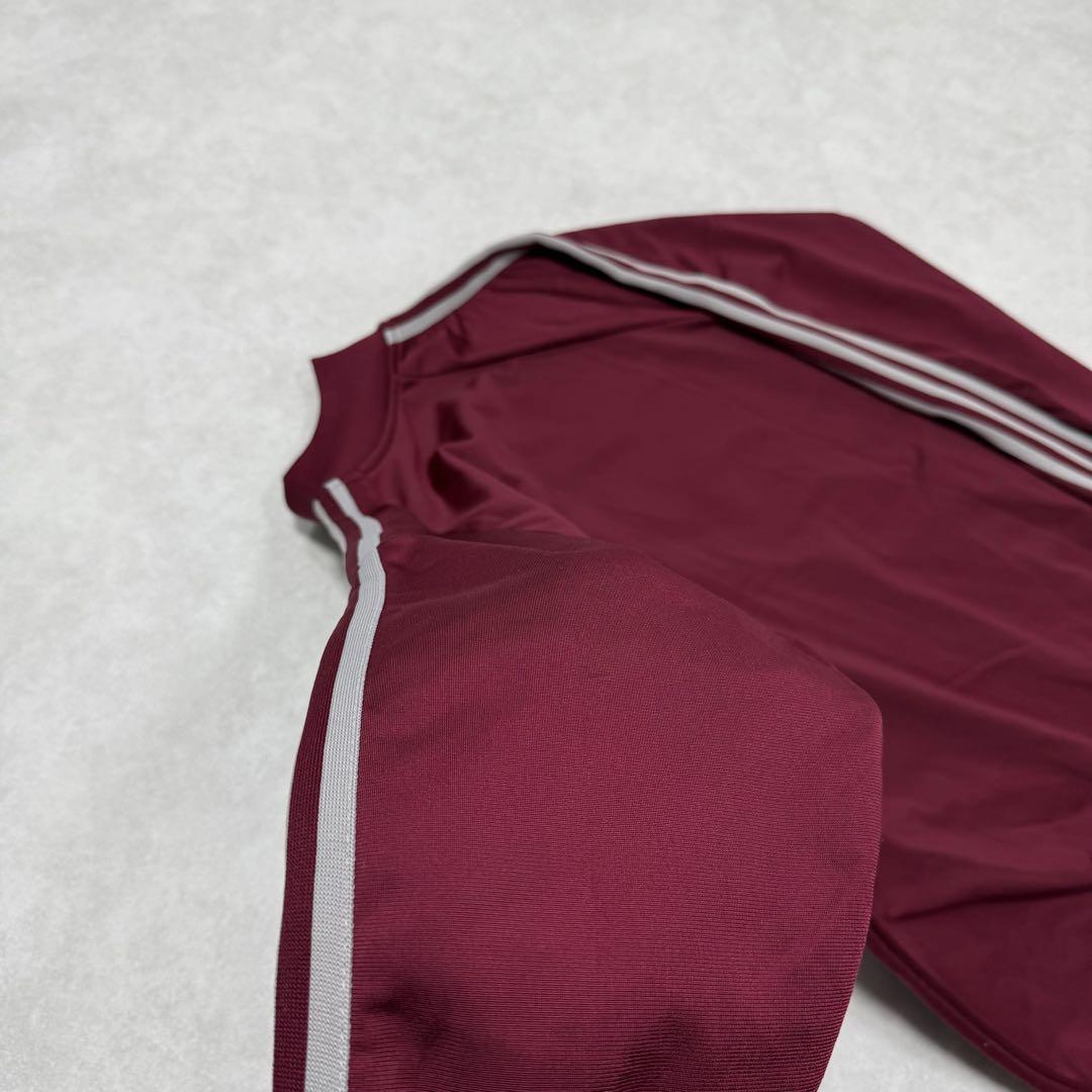 古着 80s アディダス ATP トラックジャケット ワインレッド エンジ ⑥