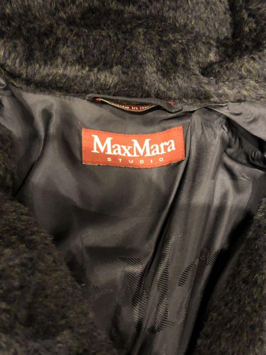 大人気正規品 マックスマーラステューディオフード付アルパカスーリコート pj28Z-m83389902101 全国無料定番