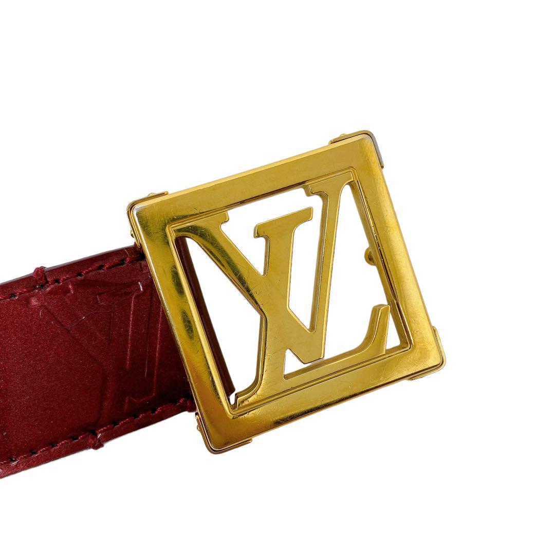 ルイヴィトン M6878 モノグラム ヴェルニ サンチュール LV