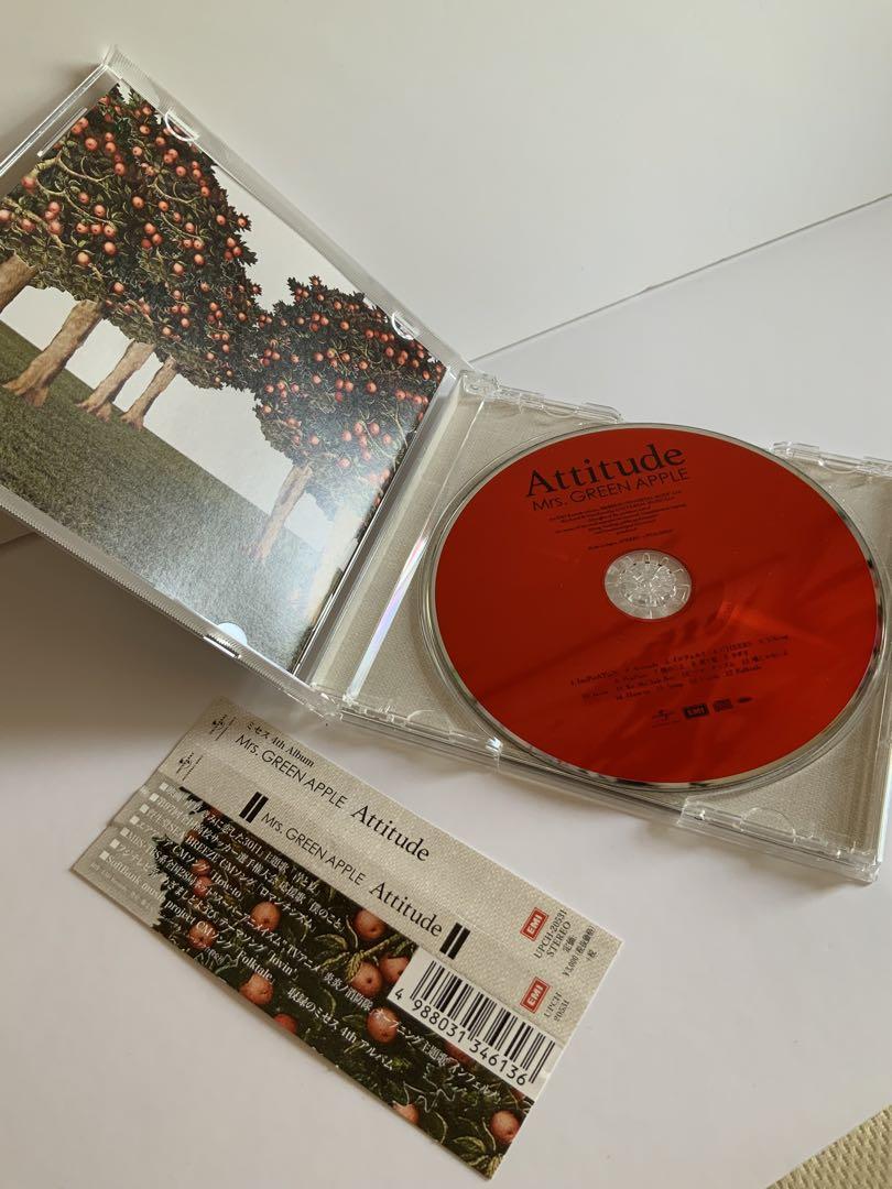 Mrs. GREEN APPLE  5・Attitude 【初回限定盤】セット Attitude [初回限定盤][CD][+DVD] - Mrs. GREEN APPLE