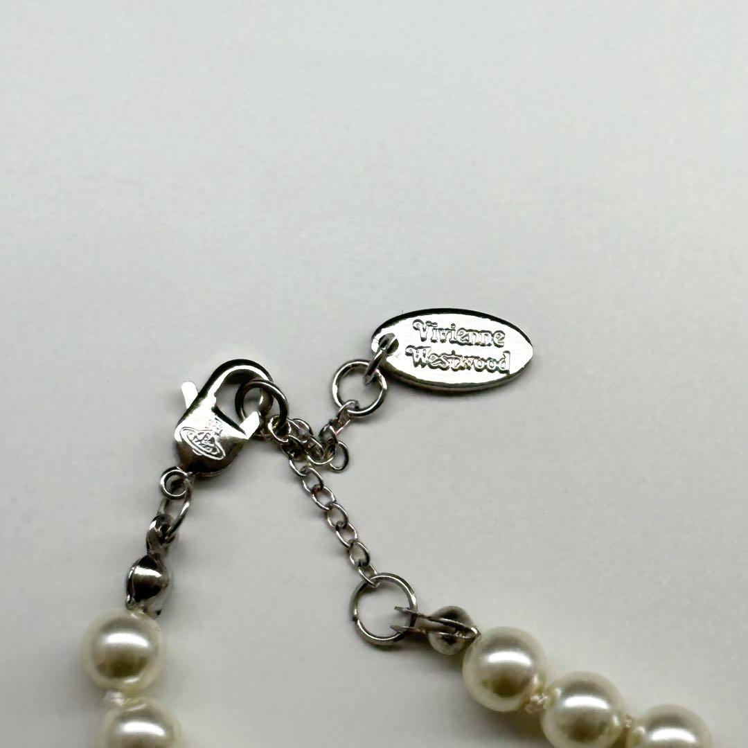 VivienneWestwood パールチョーカーネックレス シルバー 銀色