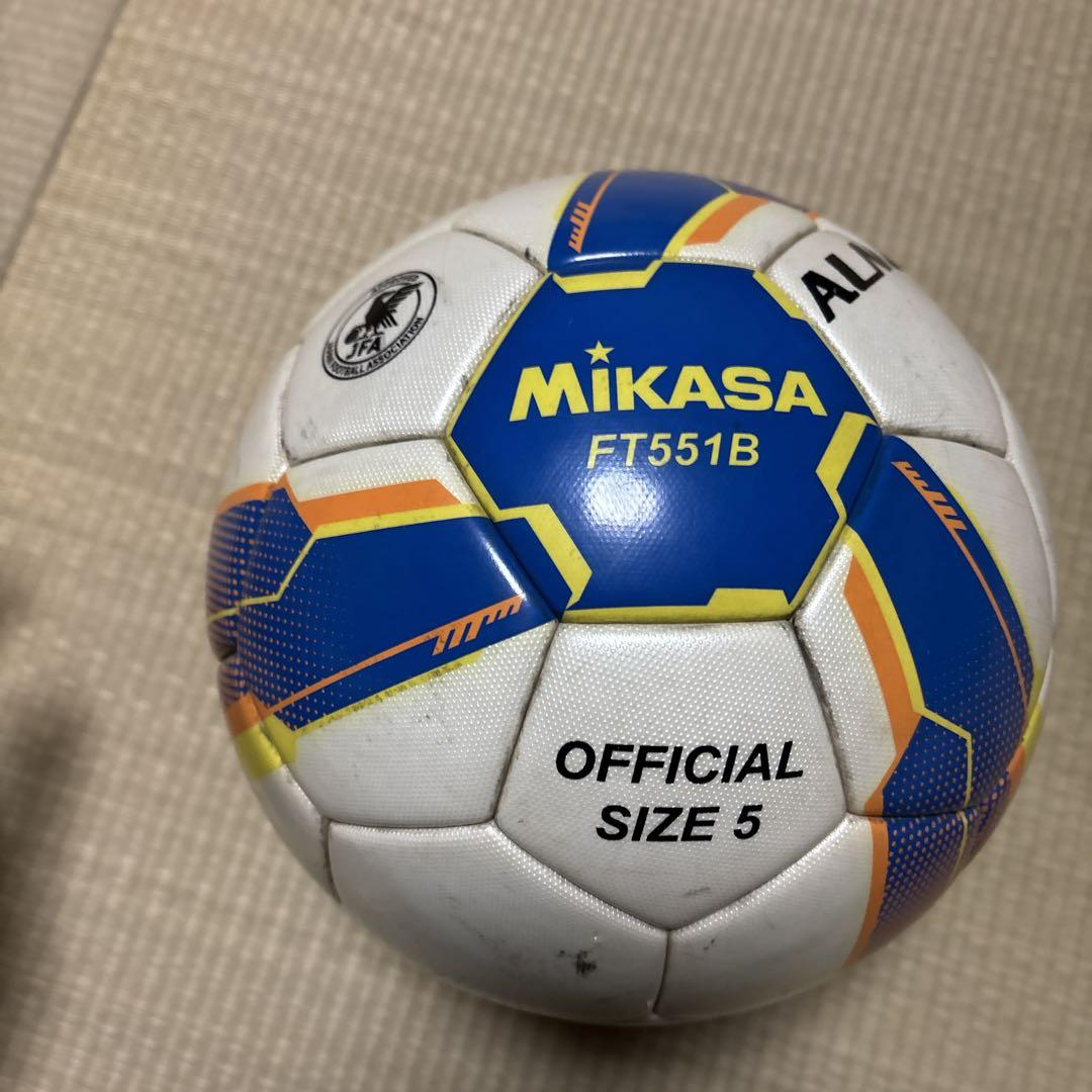 Mikasa サッカーボール FT551B FT550B 2個セット - サッカー