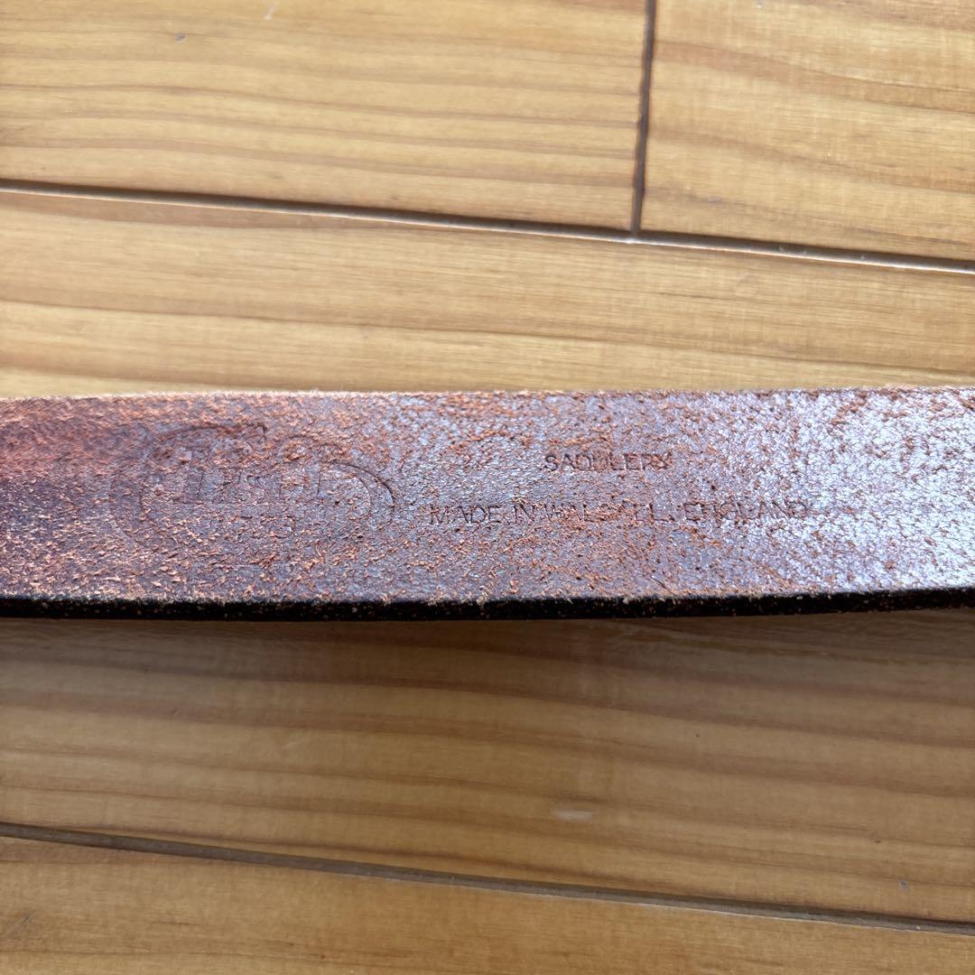 JABEZ CLIFF シャベツクリフ 3.8cmレザーベルト 36インチ