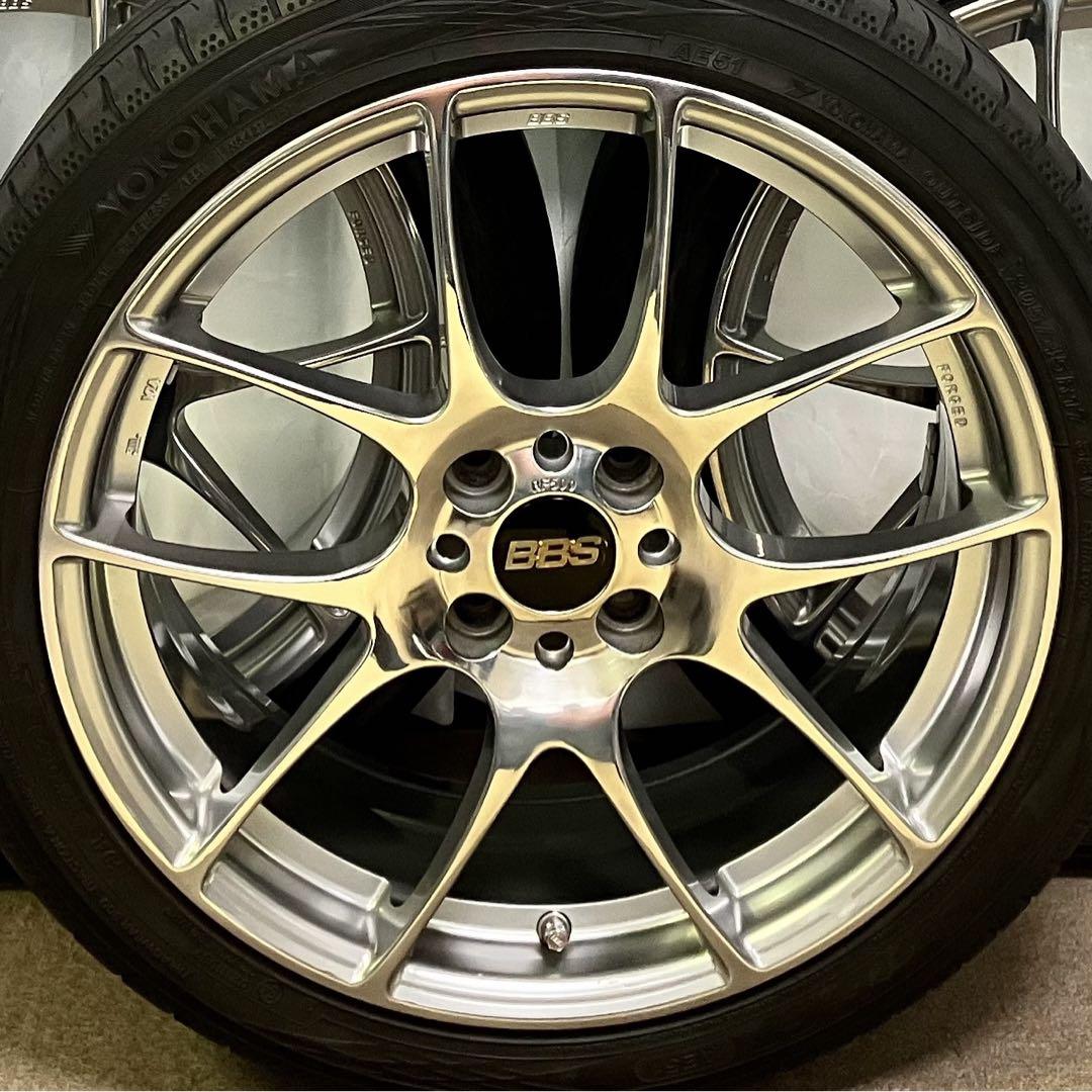 超稀少　BBS RF500 ダイヤモンドシルバーポリッシュ　1本