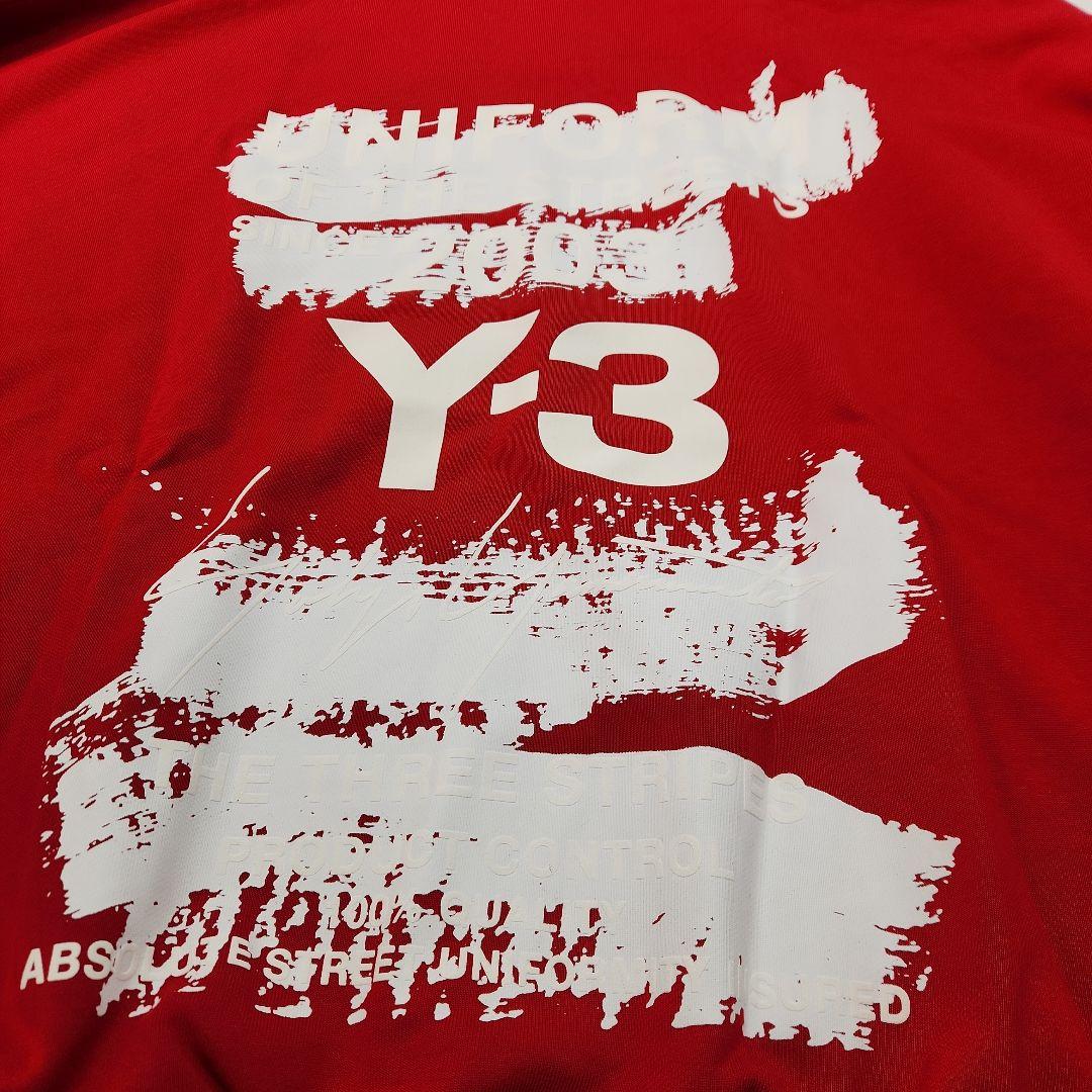 Y-3 レッド グラフィック フーディーMサイズ Y-3 レッド グラフィック フーディーMサイズ