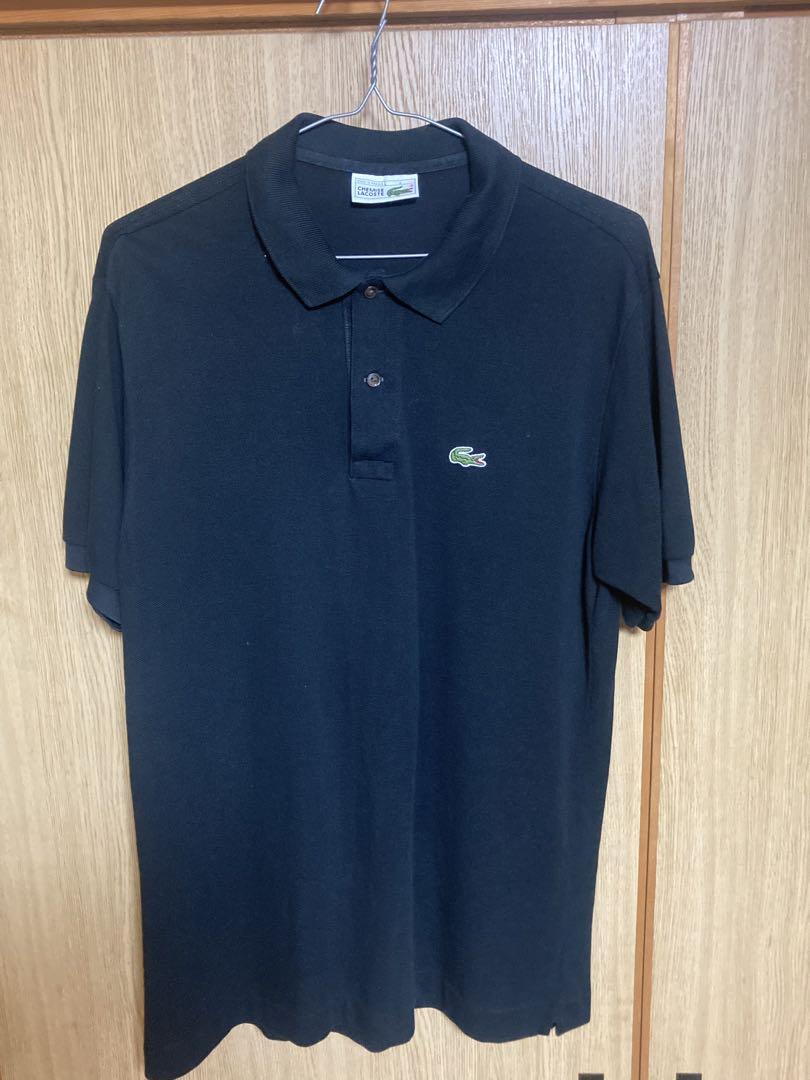 LACOSTE フランス製 フレラコ ポロシャツ サイズ4 ブラック L 貴重 フレンチラコステ ポロシャツ 4 フランス製 フレラコ