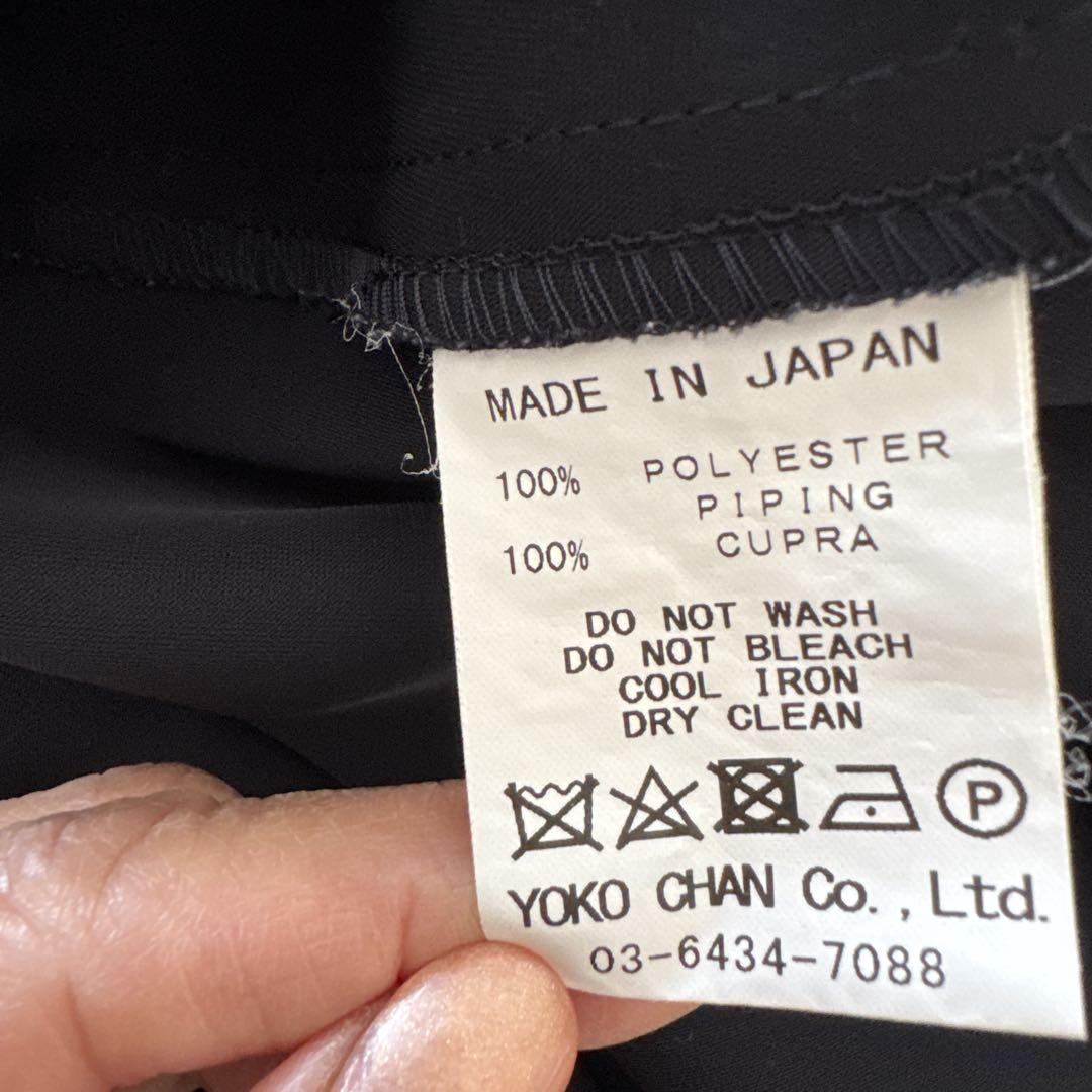 YOKO CHAN ネイビー 半袖チュニック レディース