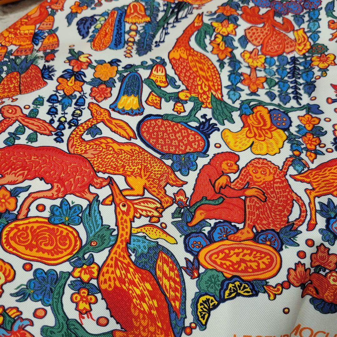 【新品】HERMES★エルメス　シルクスカーフ　伝説のムガル帝国 　カレ90