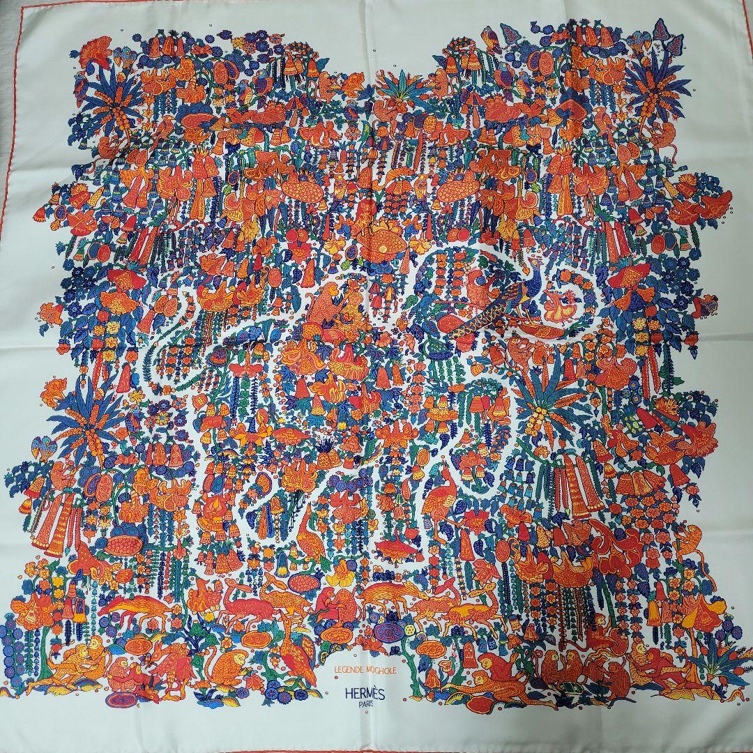 【新品】HERMES★エルメス　シルクスカーフ　伝説のムガル帝国 　カレ90