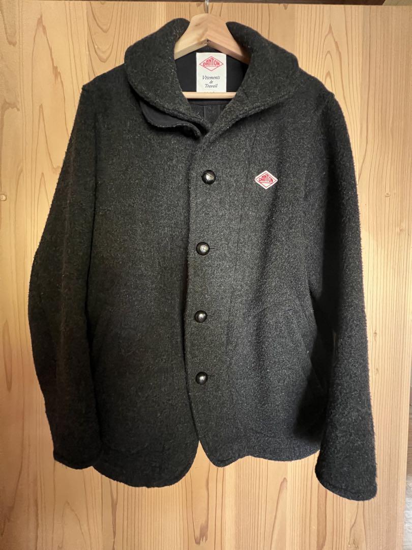 ダントン　DANTON　ウールモッサー　メルトンシングルジャケット　サイズ42