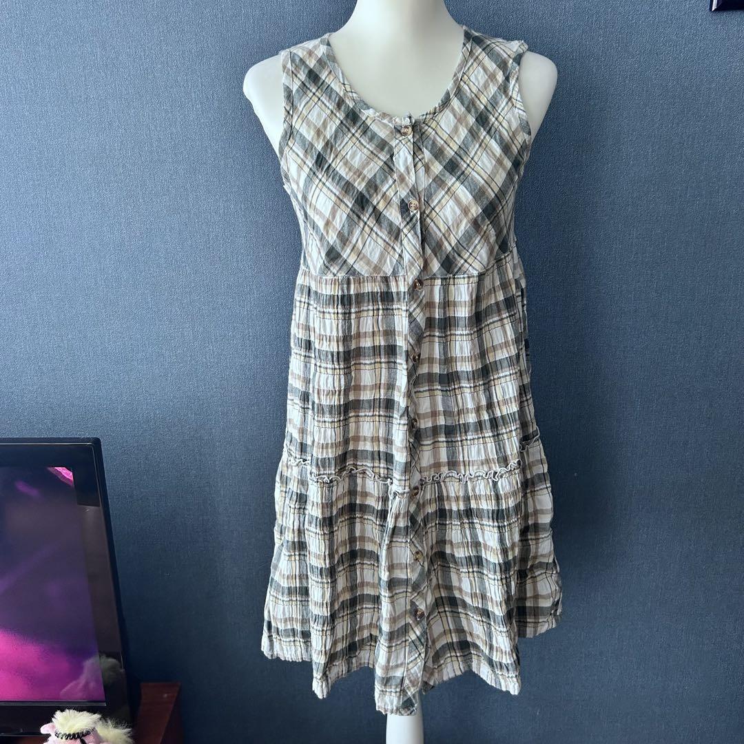 00s パッチワークコットンワンピ wishcore coquette森ガール