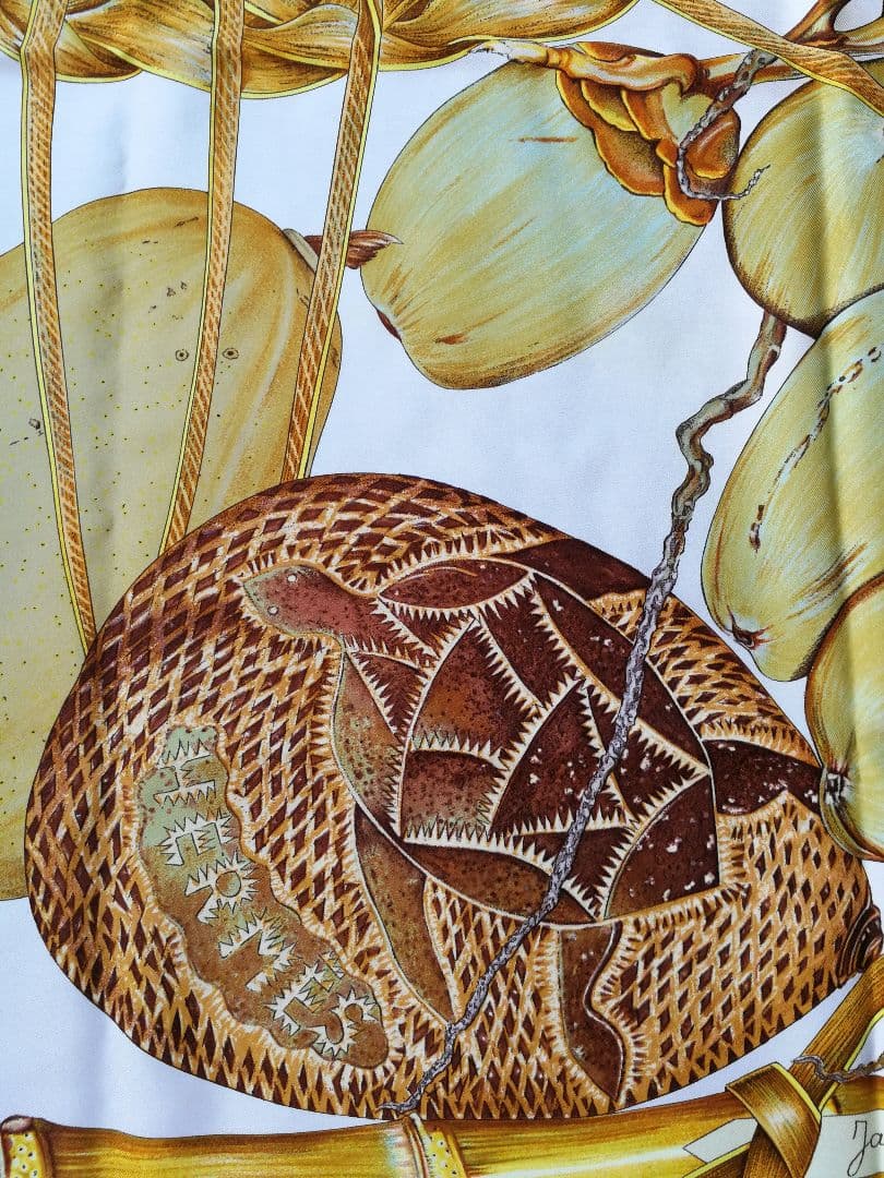 エルメス　HERMES 　スカーフ　カレ90　クレオルの楽園