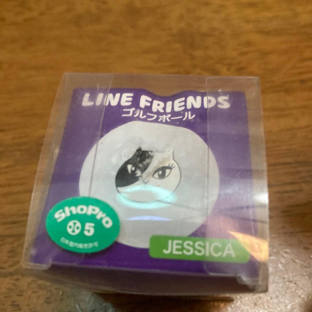 ゴルフボール　line フレンズ　ジェシカ　ネコ　新品未使用