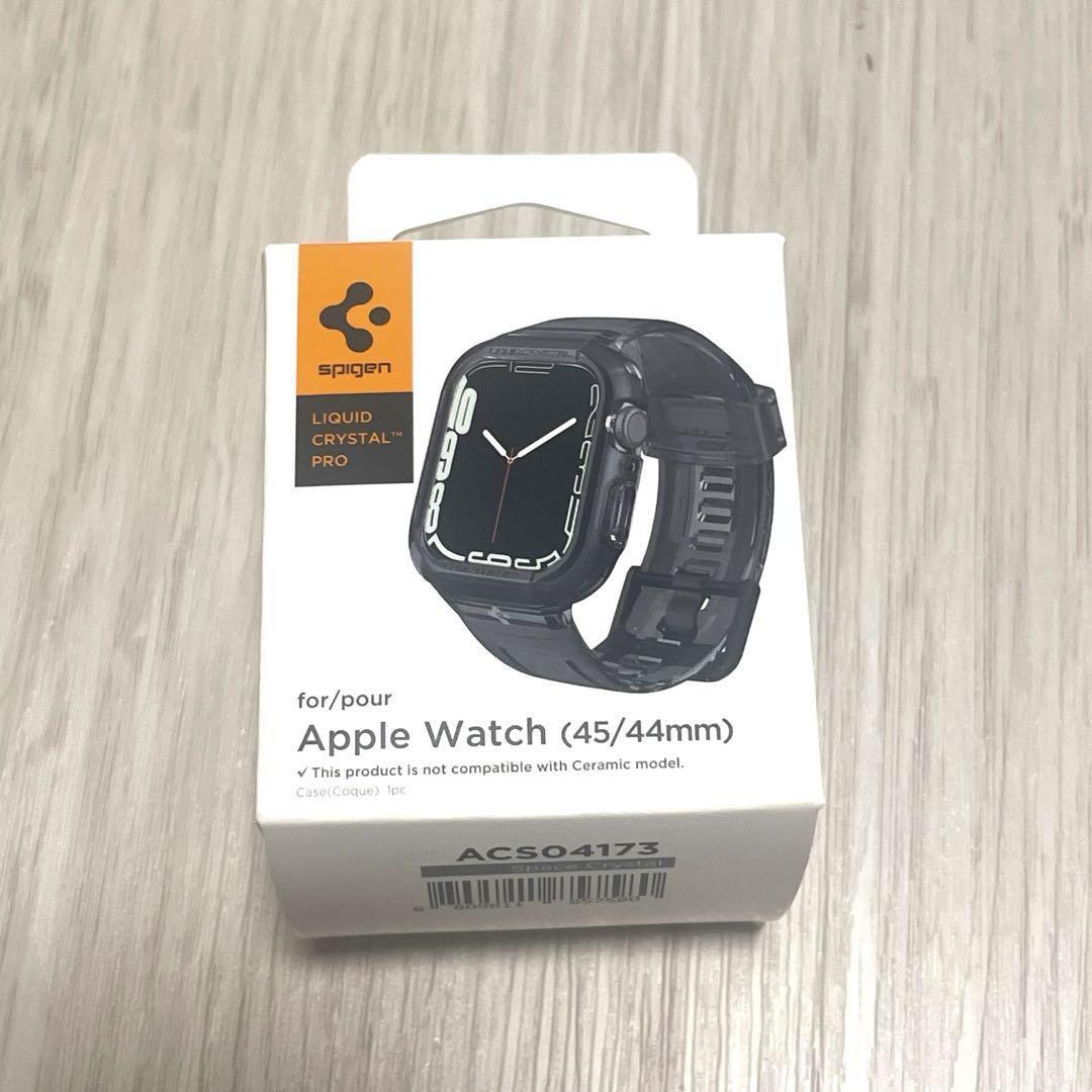 Apple Watch 7/6/Se/5/4 （44/45mm)ケース　黒