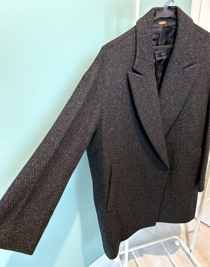 Deuxieme Classe ネップツイードハーフコート