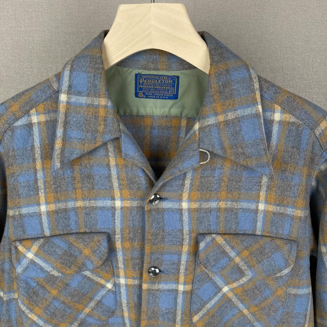 PENDLETON 70s ビンテージ オープンカラー ボードシャツ USA製