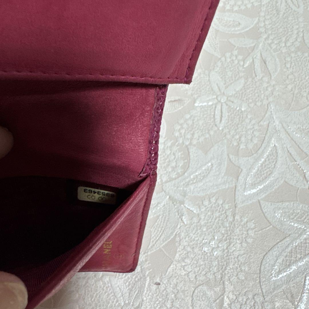 CHANEL バーガンディ