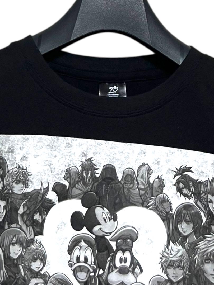 美品　レア　キングダムハーツ20周年記念Tシャツ ブラック　サイズフリー