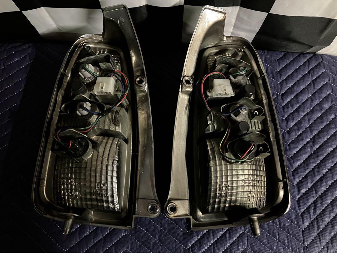 美品！ミラジーノL700S 純正テール 左右セット 黒縁 ライトスモーク テール