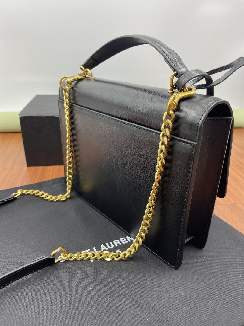サンローラン 2way ショルダーバッグ M634723 レザー ブラック黒 画像5