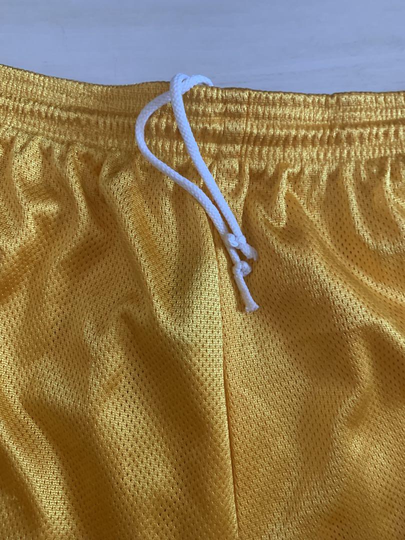 90’s GOLD’S GYM USA製 メッシュ ショーツ イエロー L 90's GOLD'S GYM USA製 メッシュ ショーツ イエロー L-セールの