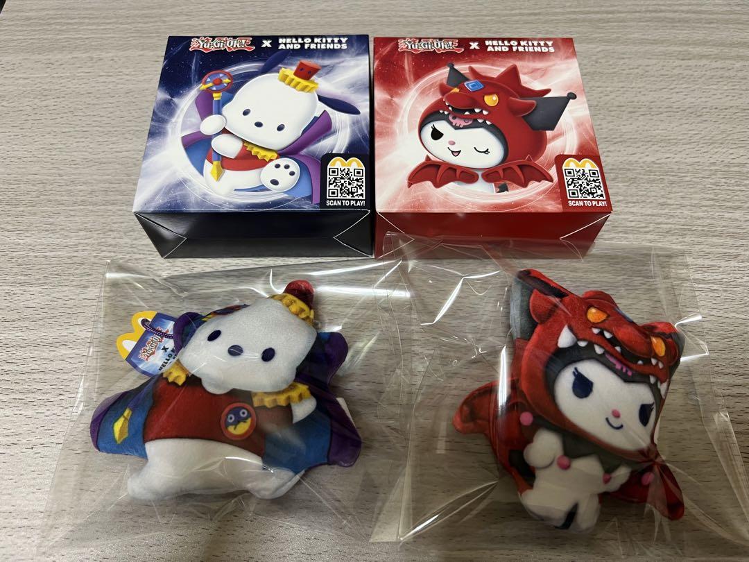 サンリオ 遊戯王 コラボ 4点セット マクドナルド ハッピーセット 話題沸騰 】海外マクドナルドでサンリオと遊戯王がコラボ!！日本