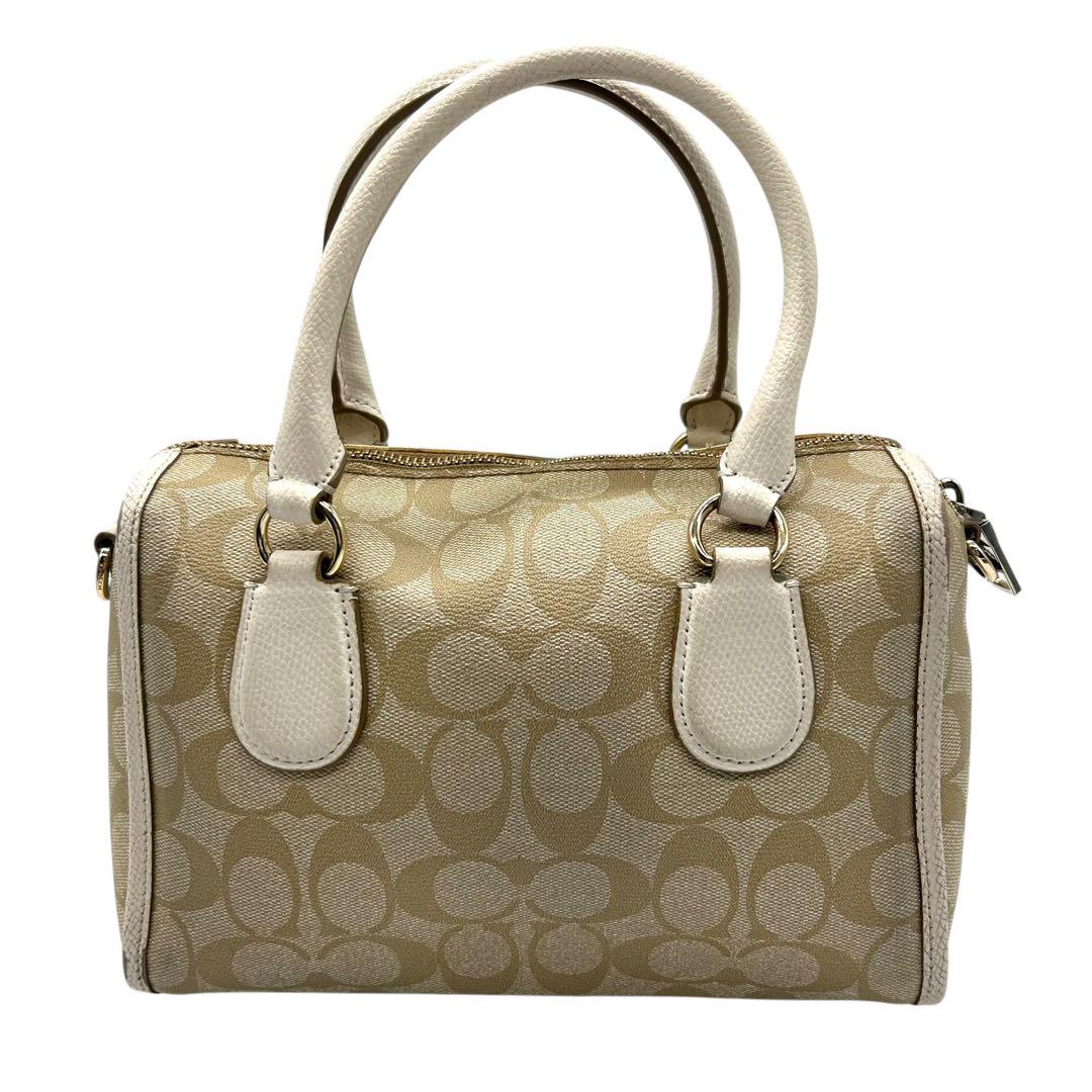 COACH コーチ ボストンバッグ シグネチャーミニベネット