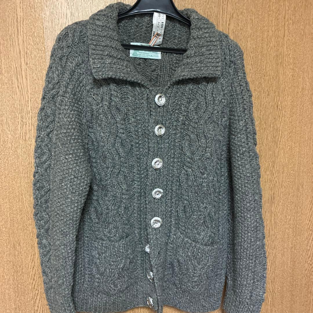 インバーアラン　カーディガン　ニット　3A 34サイズ