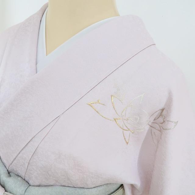 a-ren 新品 金彩友禅 京金彩 薔薇 着物 仕付糸付 訪問着 3359