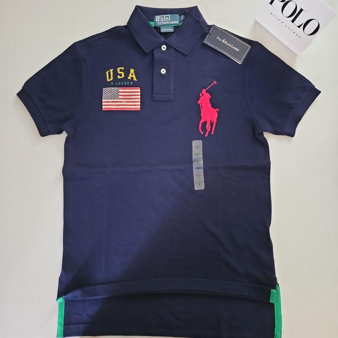 ぬ。未使用❕POLO 星条旗 BIGPONY 半袖ポロ シャツ M 未使用❕POLO 星条旗 BIGPONY ネイビー S - メルカリ