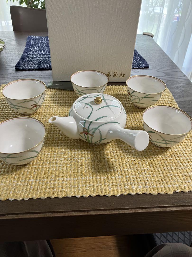 香蘭社茶器セット（急須➕湯呑み５個）