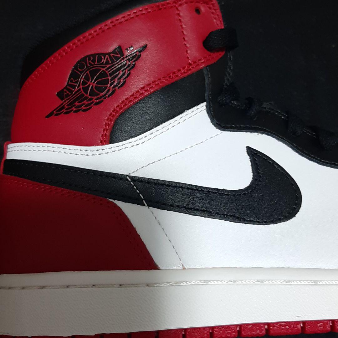 ナイキ NIKE AIR JORDAN1ジョーダン1 つま黒 Black toe