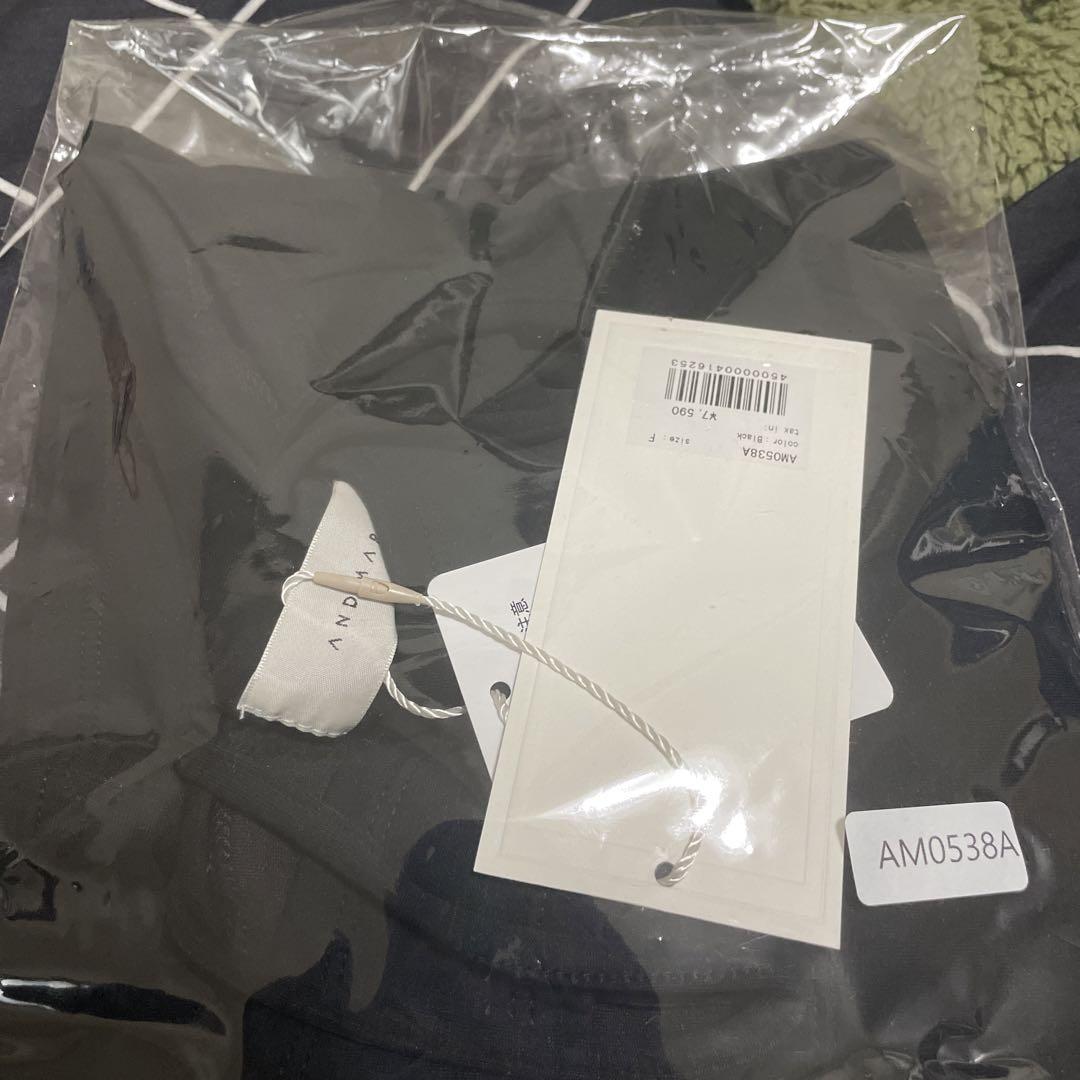 【新品未使用タグ付き】andmaryべべリボントップス ANDMARY】べべリボントップス
