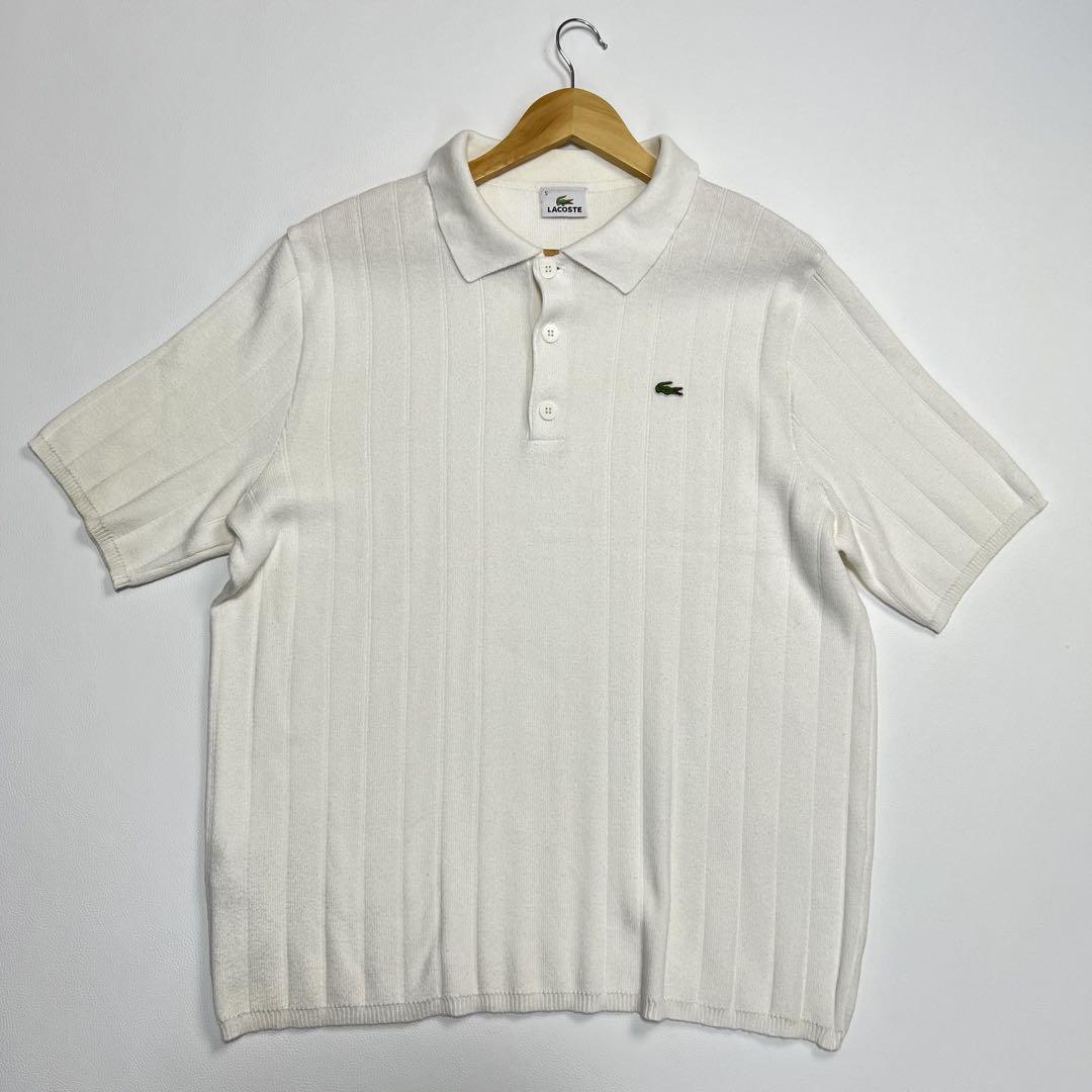 【新品】LACOSTE ホワイト 半袖　ポロシャツ サイズ XXL LACOSTE（ラコステ） 半袖ポロシャツ ホワイト | セレクト