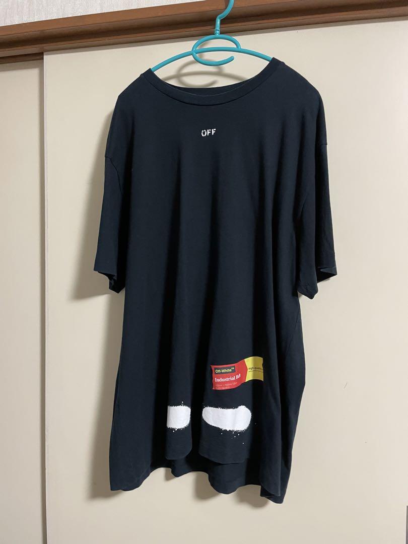 Off-White  スプレーペイント　Tシャツ