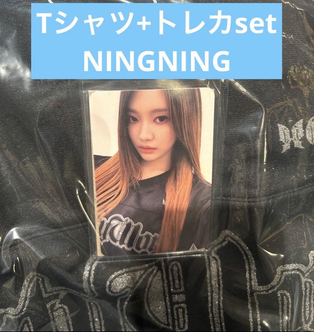 aespa Dirty Work ポップアップ Tシャツ トレカセット ニンニン aespa ニンニン Dirty Work ポップアップ Tシャツ トレカセット