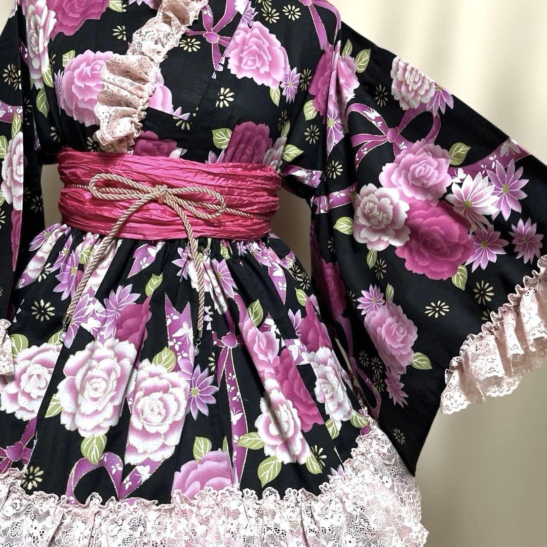 JR⑧ 浴衣　地雷系　量産型　ドレス　姫ギャル JR⑧ 浴衣 地雷系 量産型 ドレス 姫ギャル - メルカリ