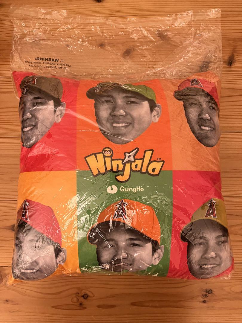 大谷翔平 選手 西川 リビング 顔だらけクッション 新品 未使用