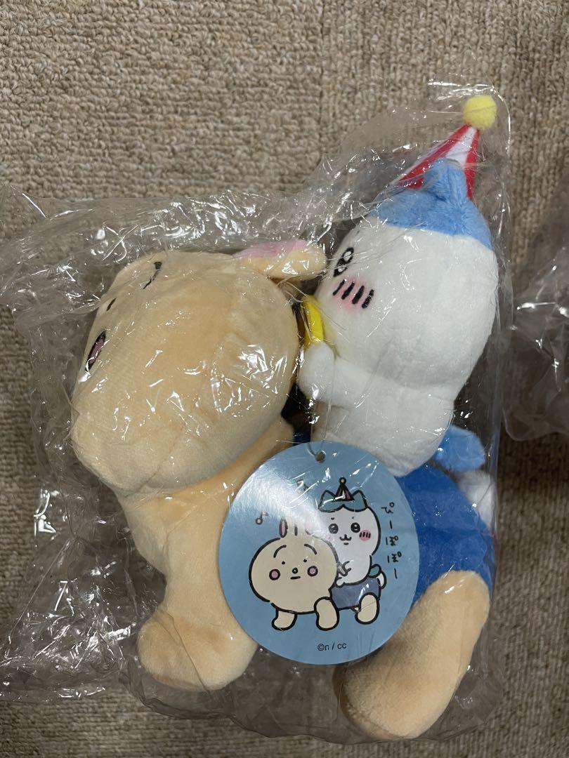 ぴーぽぽ　ぬいぐるみ　ちいかわ　うさぎ　ハチワレ　3体セット