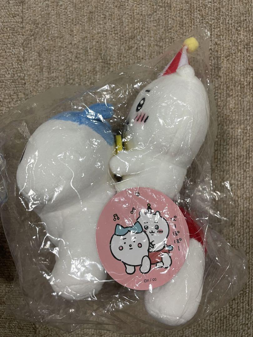 ぴーぽぽ　ぬいぐるみ　ちいかわ　うさぎ　ハチワレ　3体セット