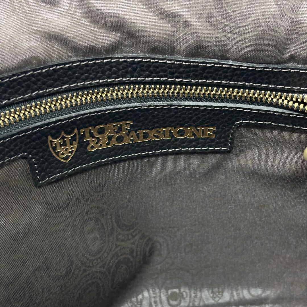 【美品】 トフアンドロードストーン ブリーフ 黒 金具 メンズ ビジネス