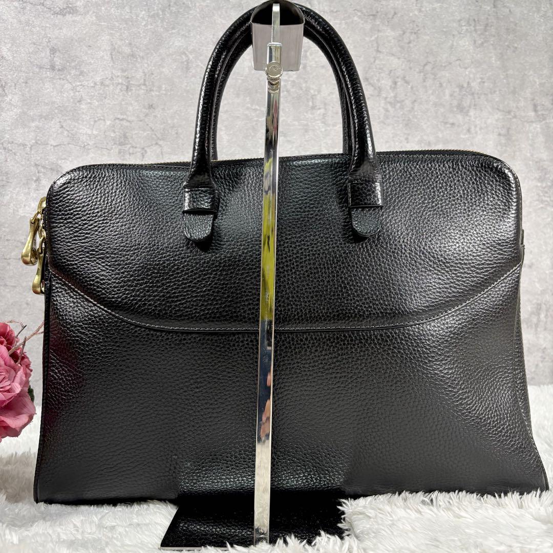 【美品】 トフアンドロードストーン ブリーフ 黒 金具 メンズ ビジネス